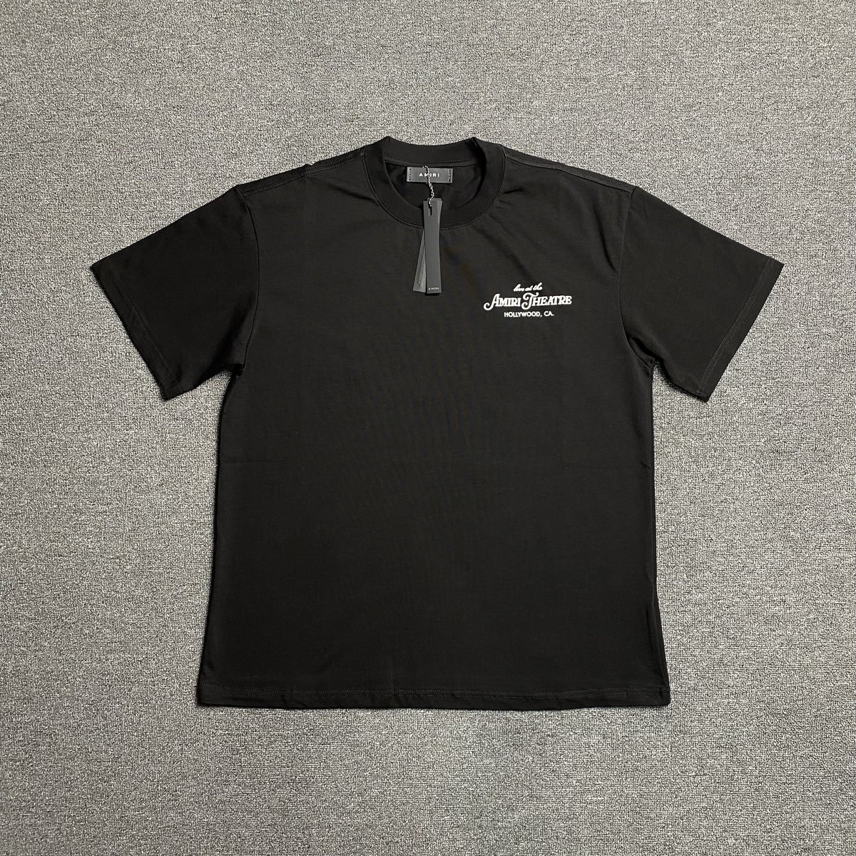 Remera Amiri Theatre Flocked Negra