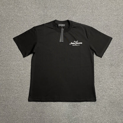Remera Amiri Theatre Flocked Negra