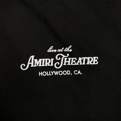 Remera Amiri Theatre Flocked Negra