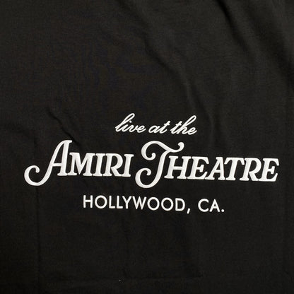 Remera Amiri Theatre Flocked Negra