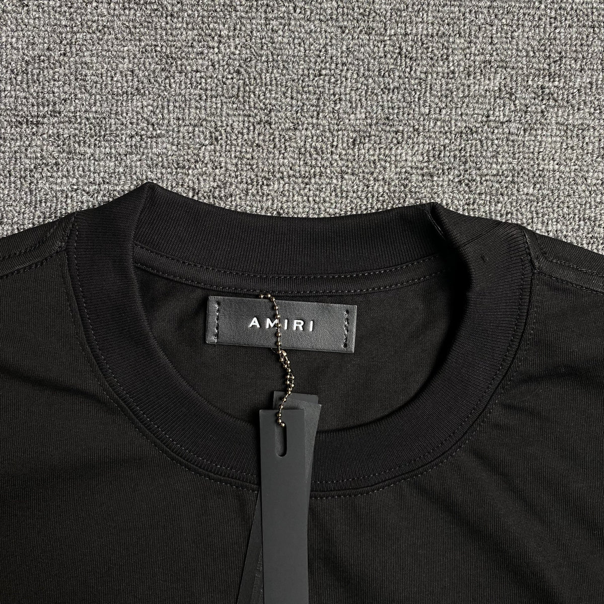Remera Amiri Theatre Flocked Negra