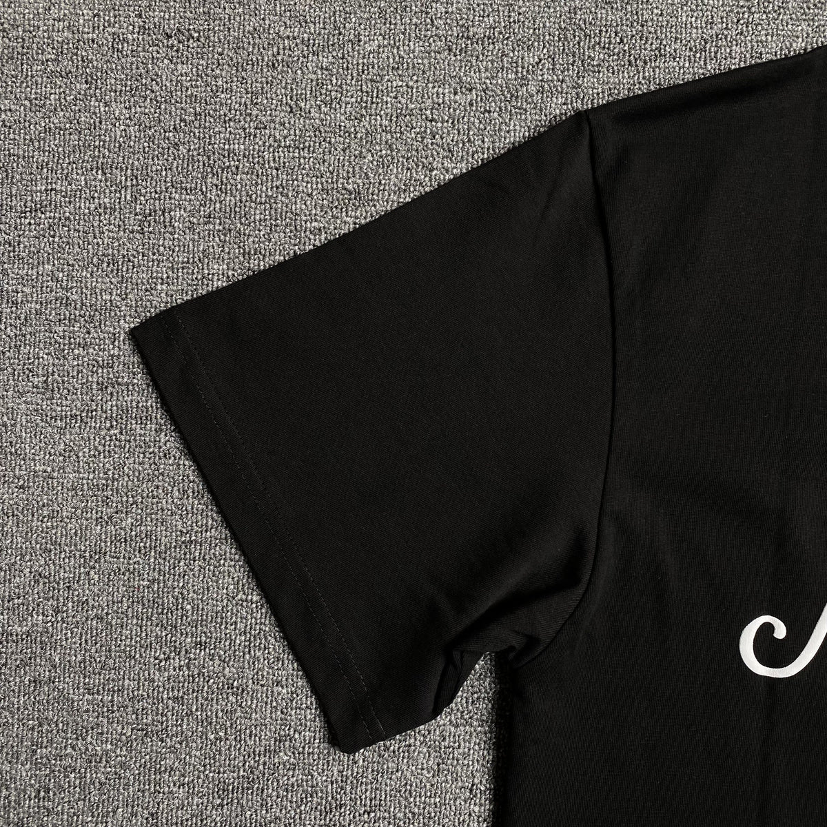 Remera Amiri Theatre Flocked Negra