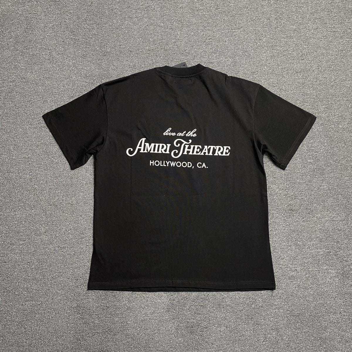 Remera Amiri Theatre Flocked Negra