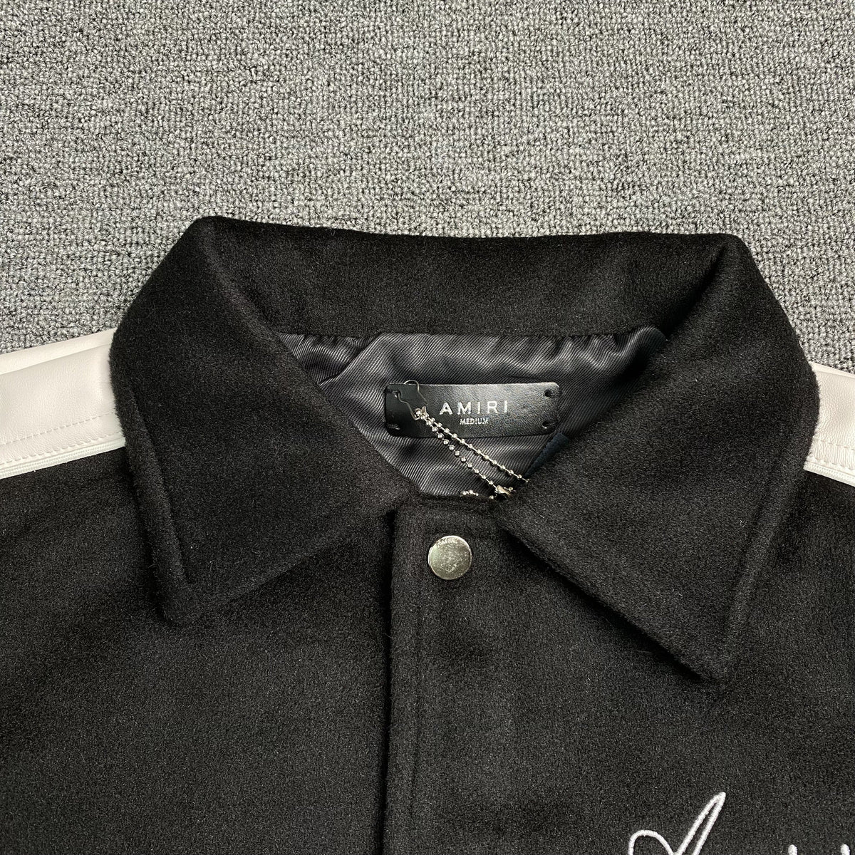 Campera Amiri Bomber Negra