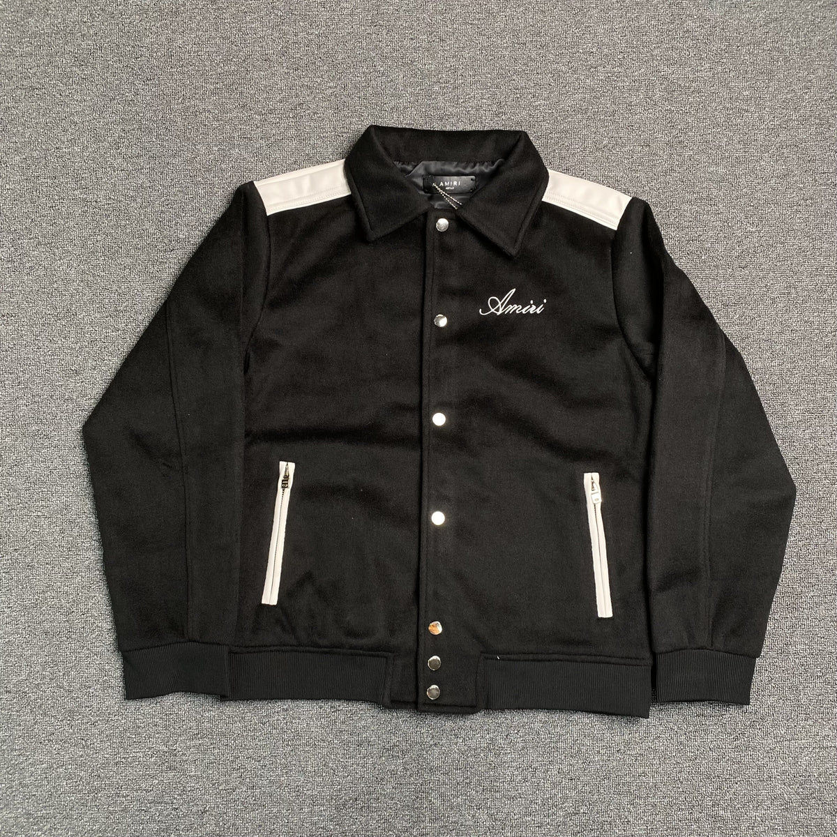 Campera Amiri Bomber Negra