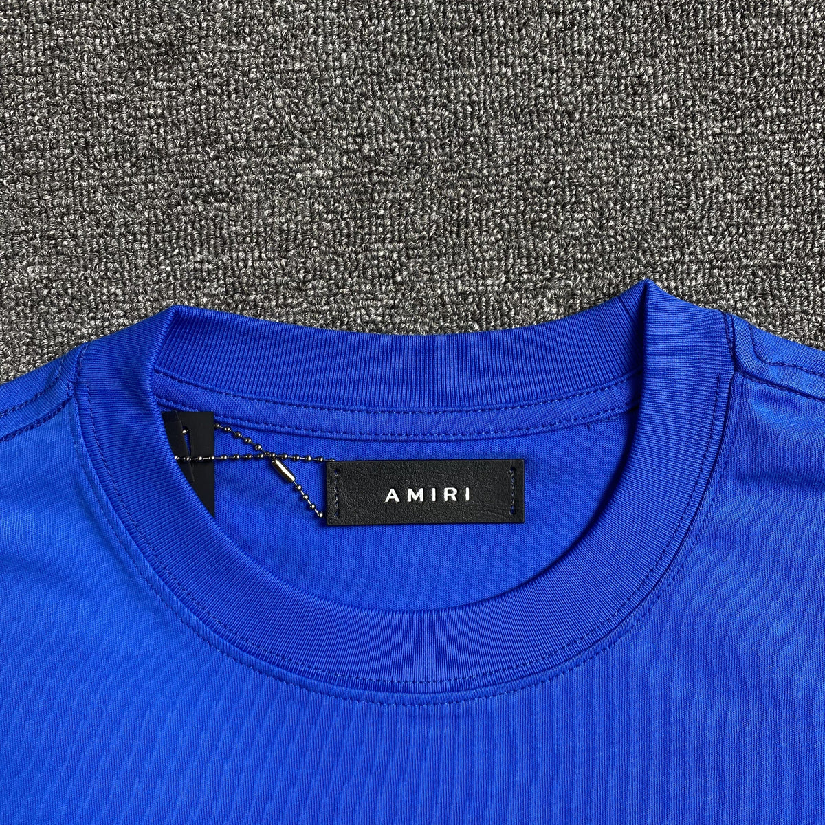 Remera Amiri Vintage Tiger Azul