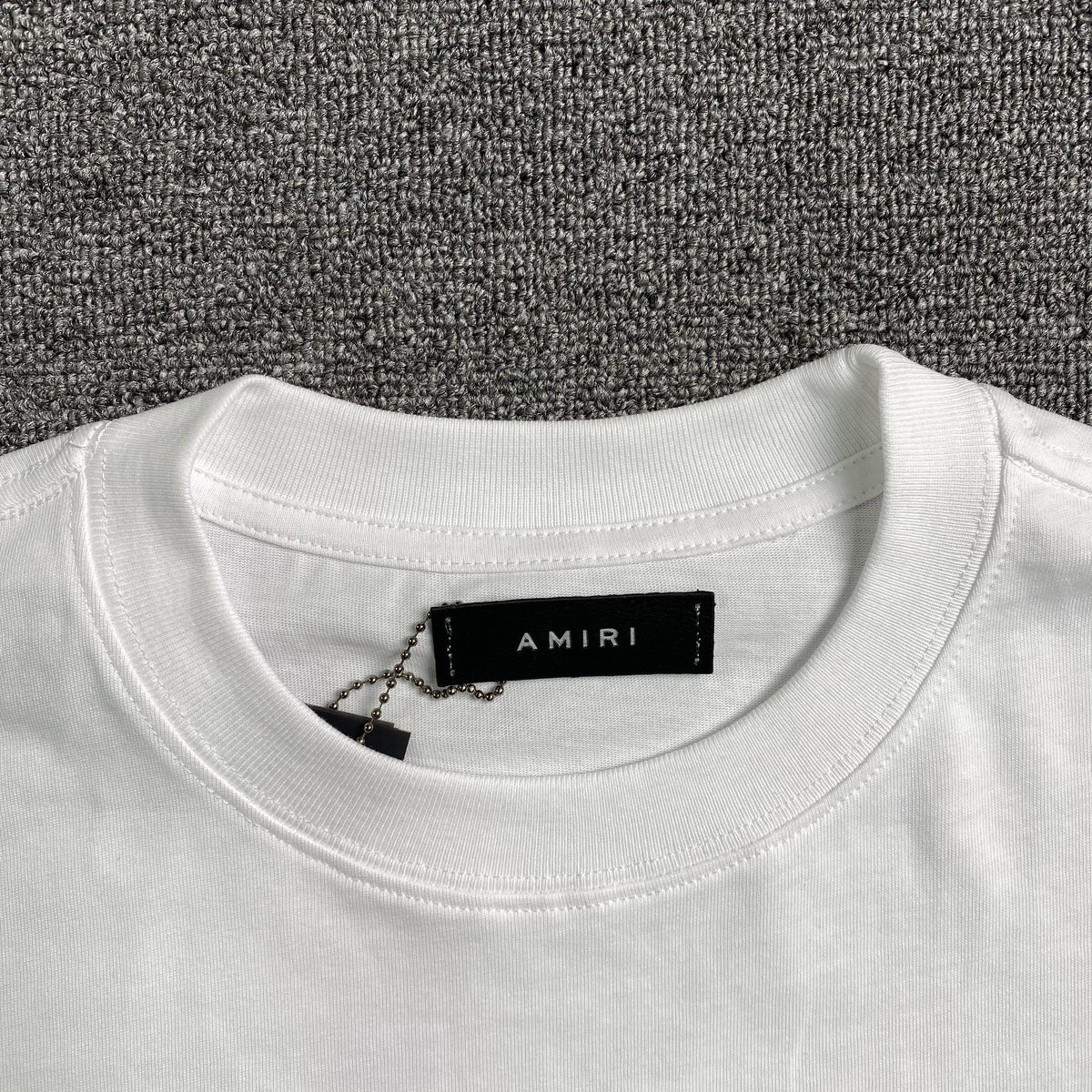 Remera Amiri Vintage Tiger Blanca