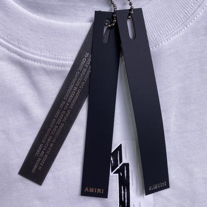 Remera Amiri Vintage Tiger Blanca