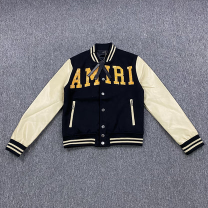 Campera Amiri Vintage Bomber Negra