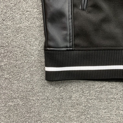 Campera Amiri Wes Lang Bomber Negra