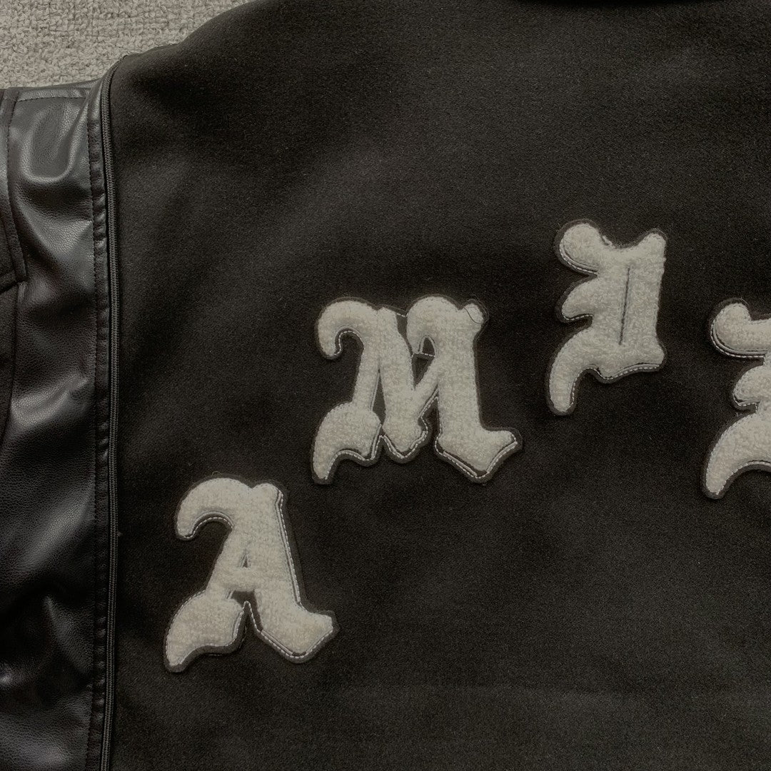 Campera Amiri Wes Lang Bomber Negra