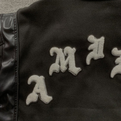 Campera Amiri Wes Lang Bomber Negra