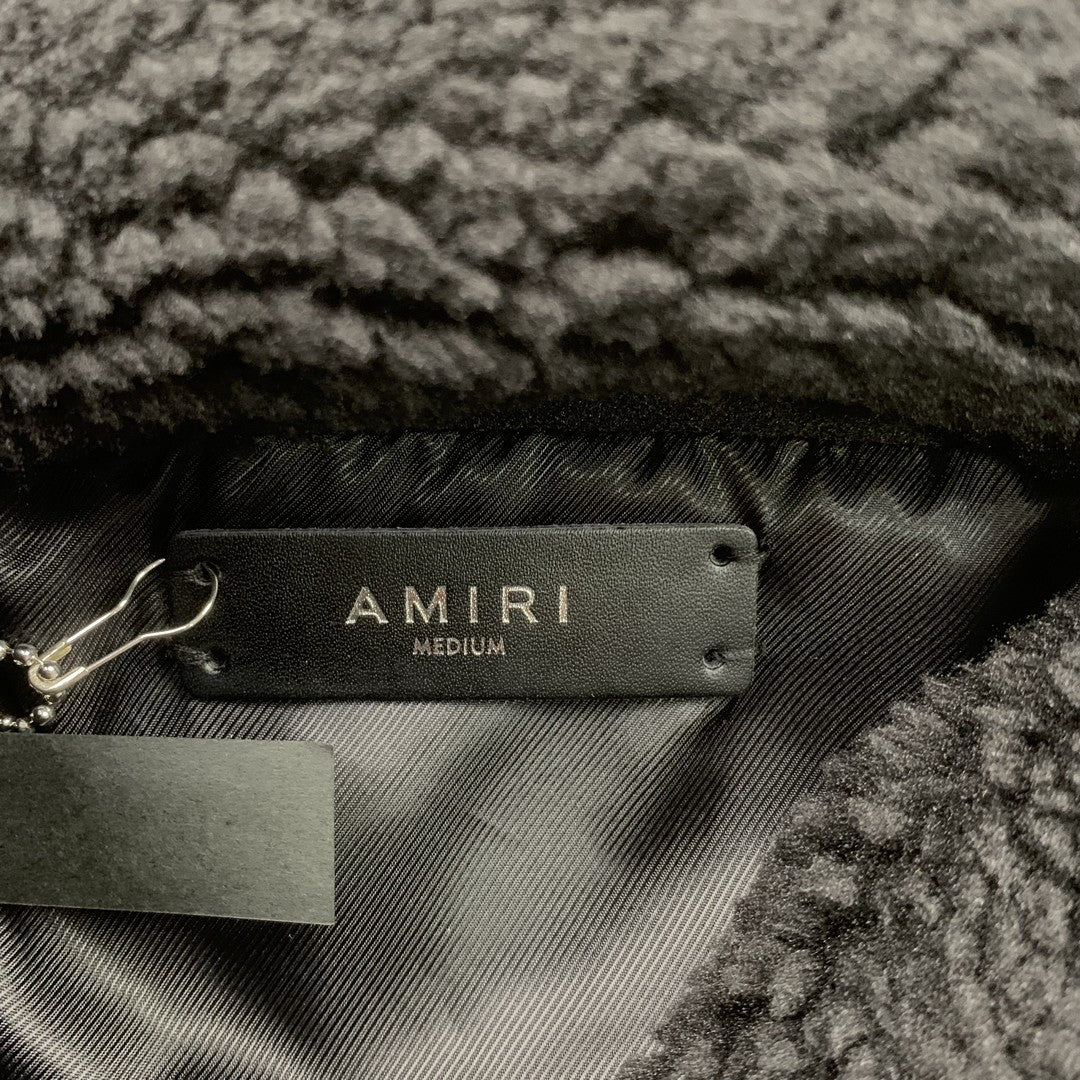 Campera Amiri Wes Lang Bomber Negra