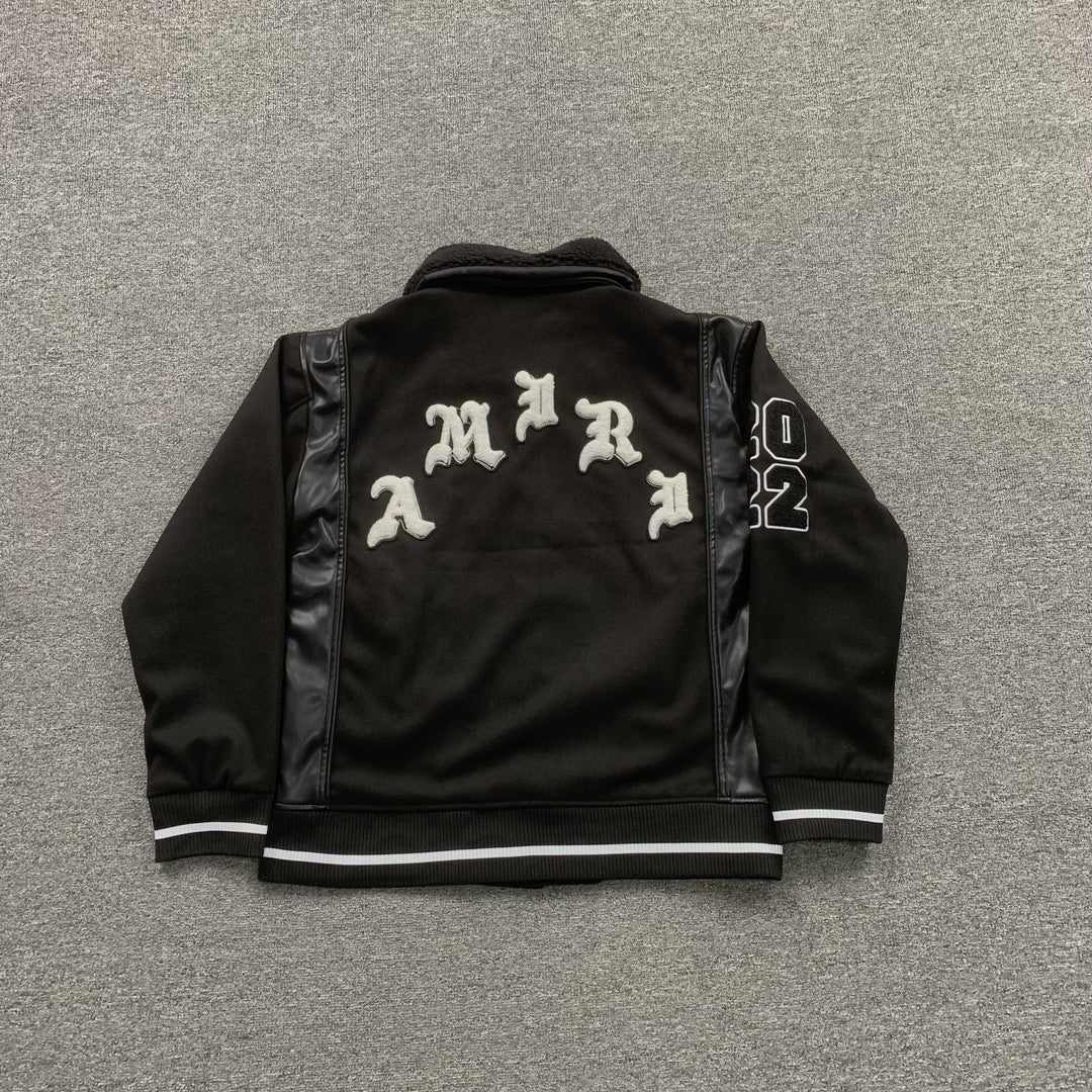 Campera Amiri Wes Lang Bomber Negra