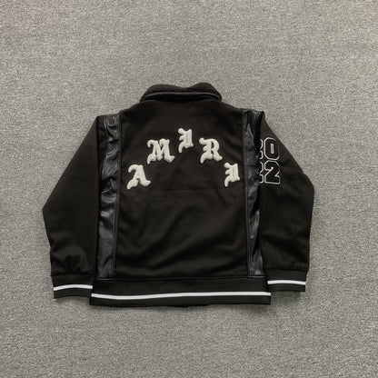 Campera Amiri Wes Lang Bomber Negra