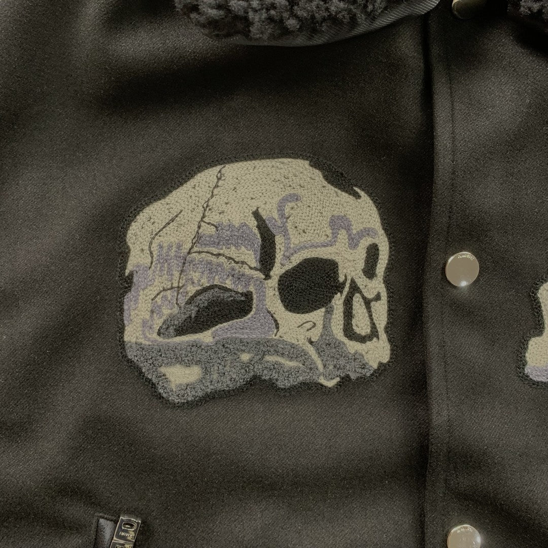Campera Amiri Wes Lang Bomber Negra