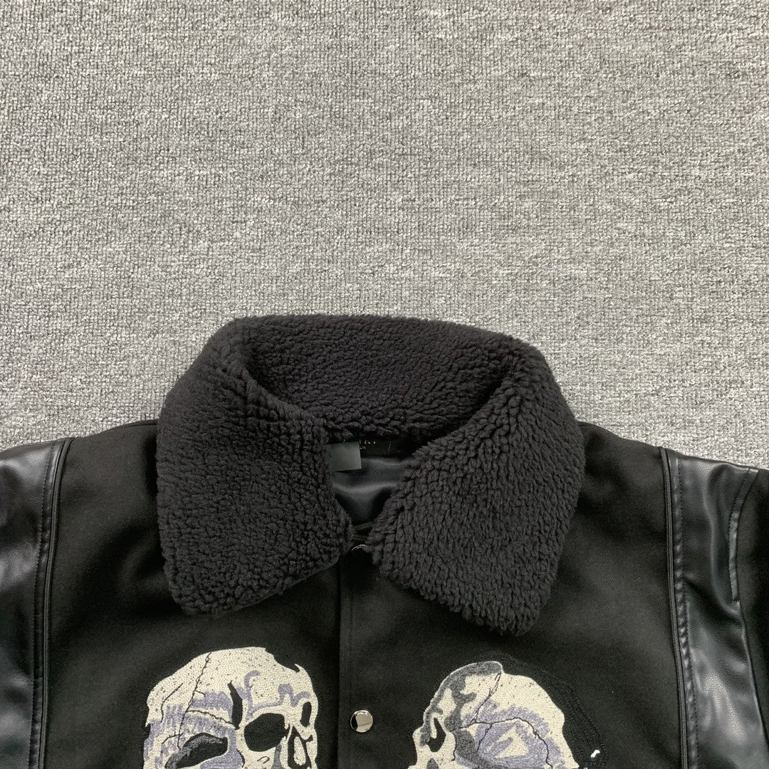 Campera Amiri Wes Lang Bomber Negra