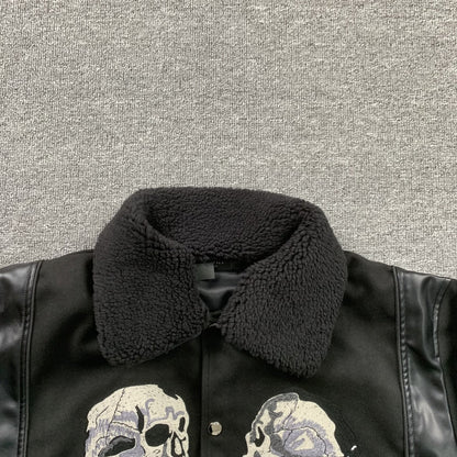 Campera Amiri Wes Lang Bomber Negra