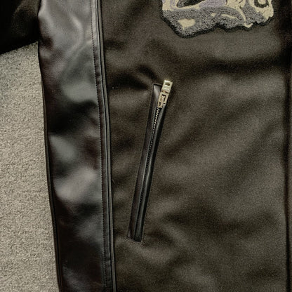 Campera Amiri Wes Lang Bomber Negra