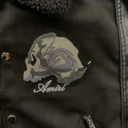Campera Amiri Wes Lang Bomber Negra