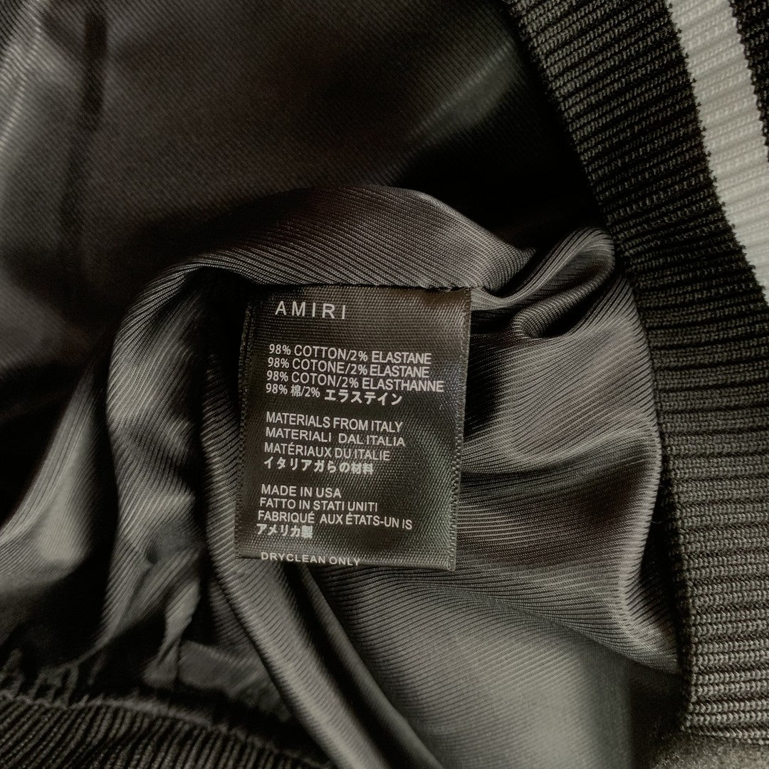 Campera Amiri Wes Lang Bomber Negra