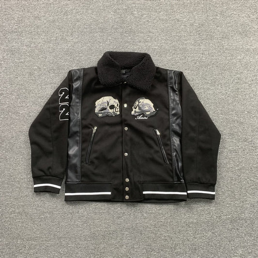 Campera Amiri Wes Lang Bomber Negra