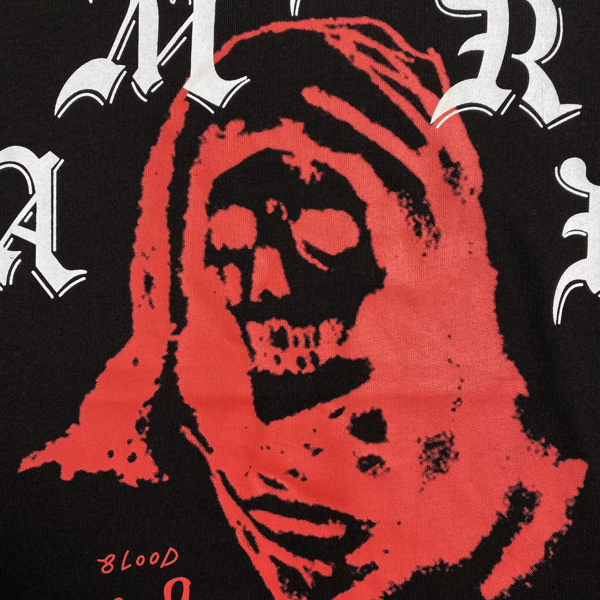 Remera Amiri X Wes Lang Solar Kings Negra