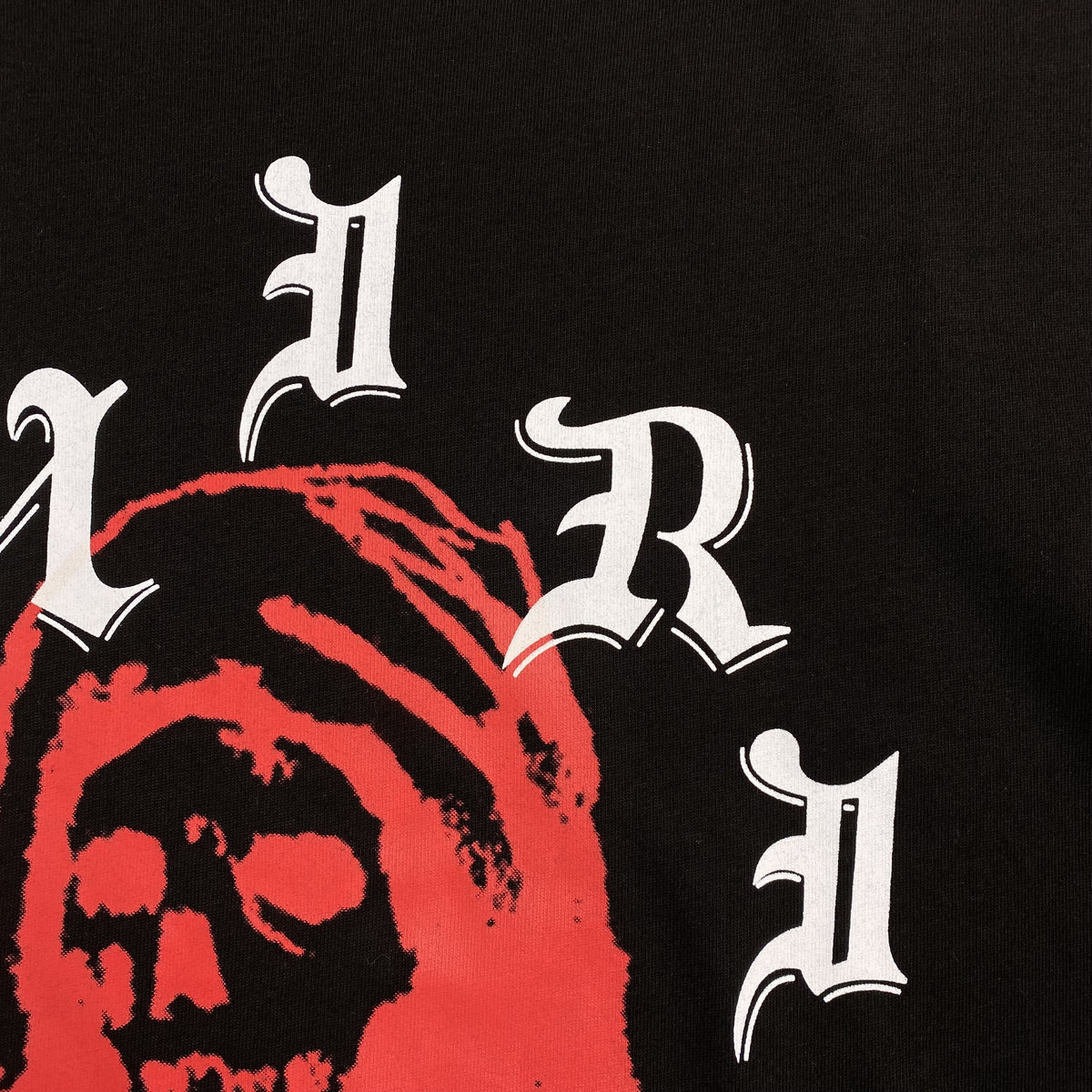 Remera Amiri X Wes Lang Solar Kings Negra