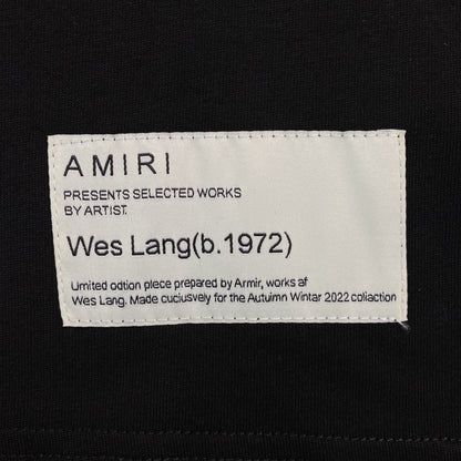 Remera Amiri X Wes Lang Solar Kings Negra