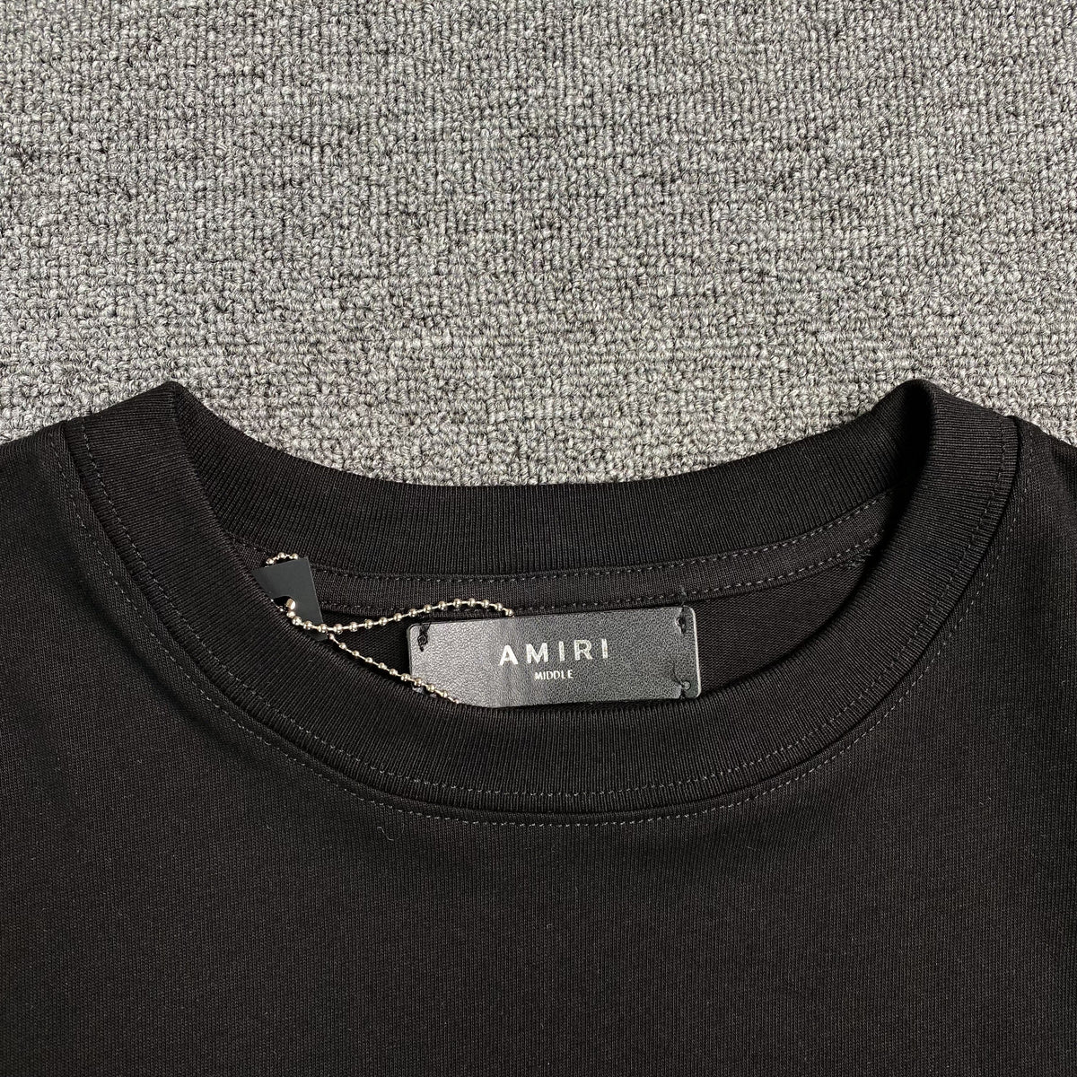 Remera Amiri X Wes Lang Solar Kings Negra