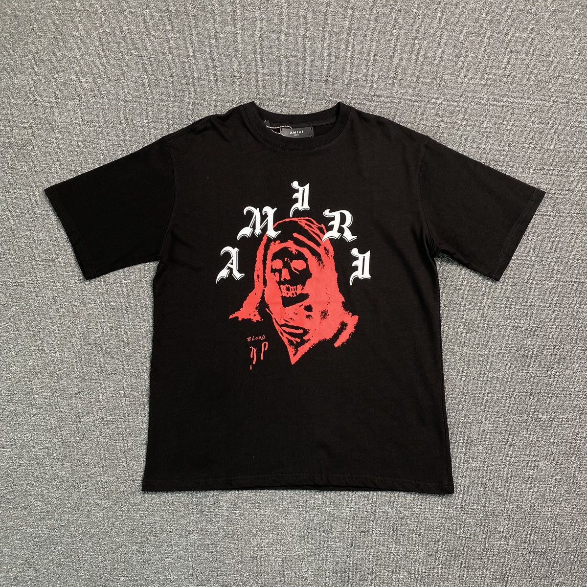 Remera Amiri X Wes Lang Solar Kings Negra