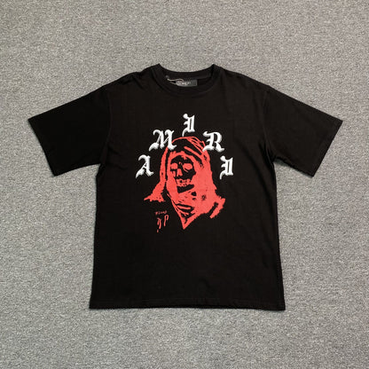 Remera Amiri X Wes Lang Solar Kings Negra