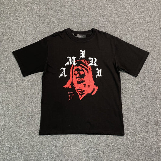 Remera Amiri X Wes Lang Solar Kings Negra