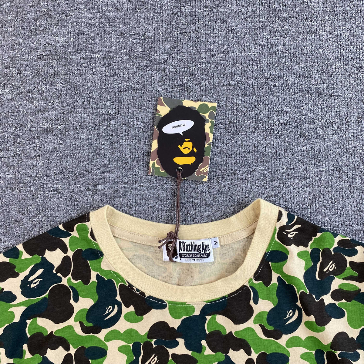 Remera Bape 1st Camo One Point Verde