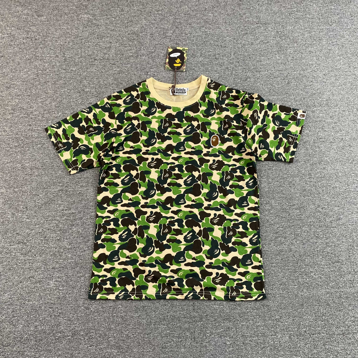 Remera Bape 1st Camo One Point Verde