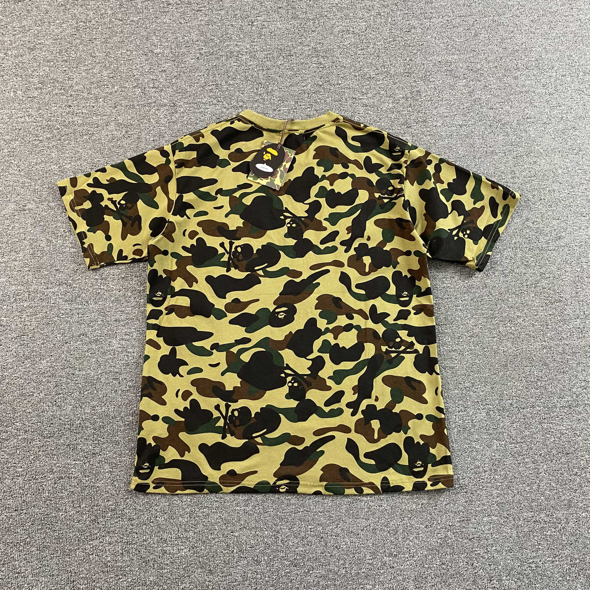 Remera Bape 1st Camo One Point Amarilla