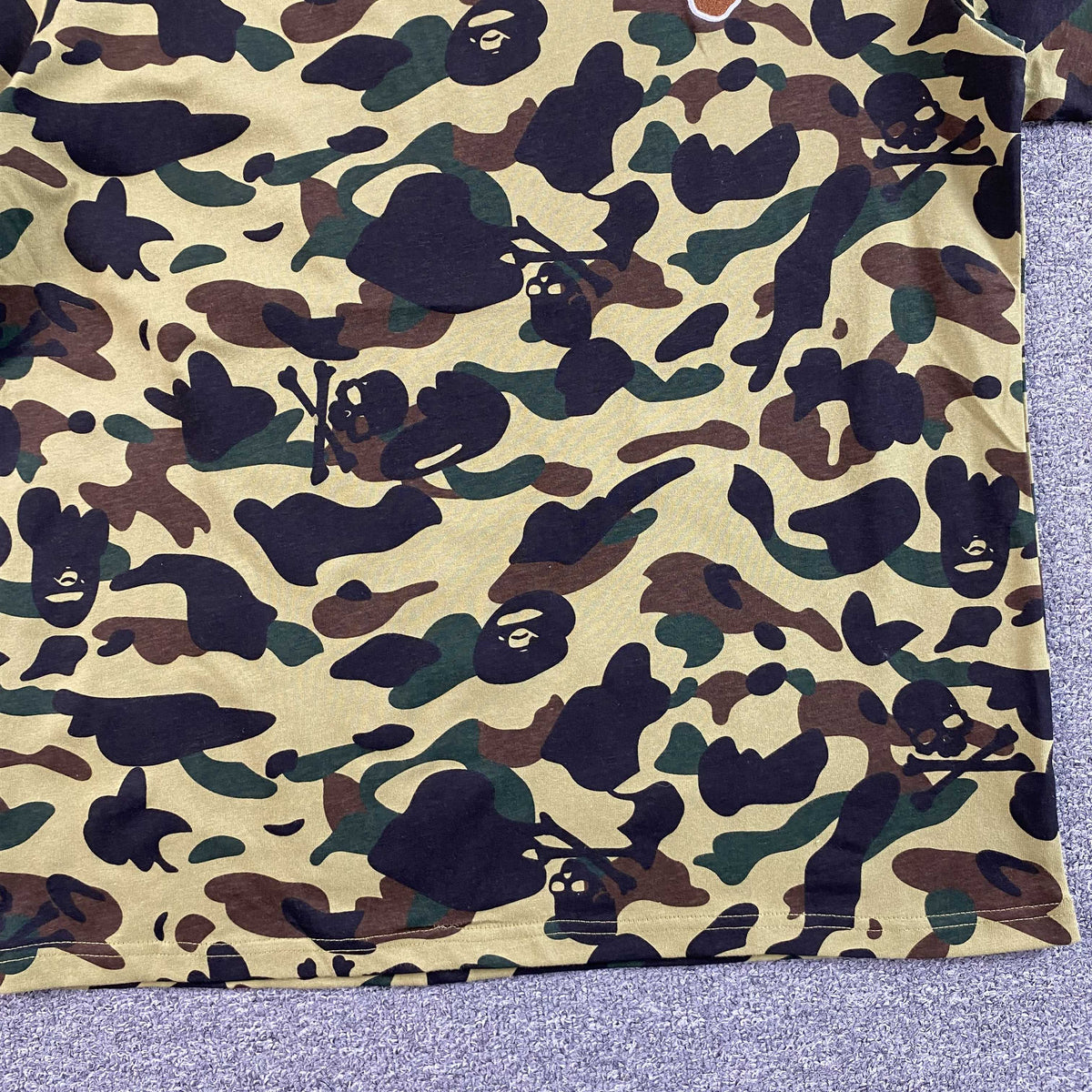 Remera Bape 1st Camo One Point Amarilla