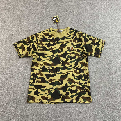 Remera Bape 1st Camo One Point Amarilla