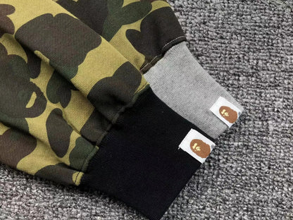 Campera Bape 1St Camo Shark Full Zip Buzo Gris