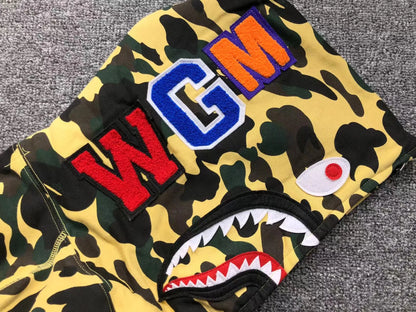 Campera Bape 1St Camo Shark Full Zip Amarilla
