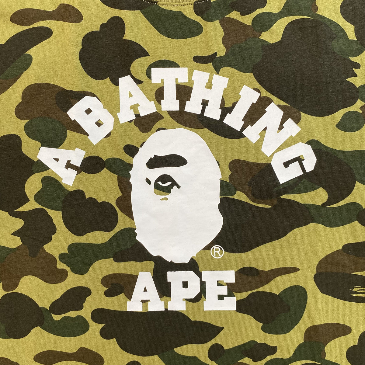 Remera Bape 1st Camo Verde