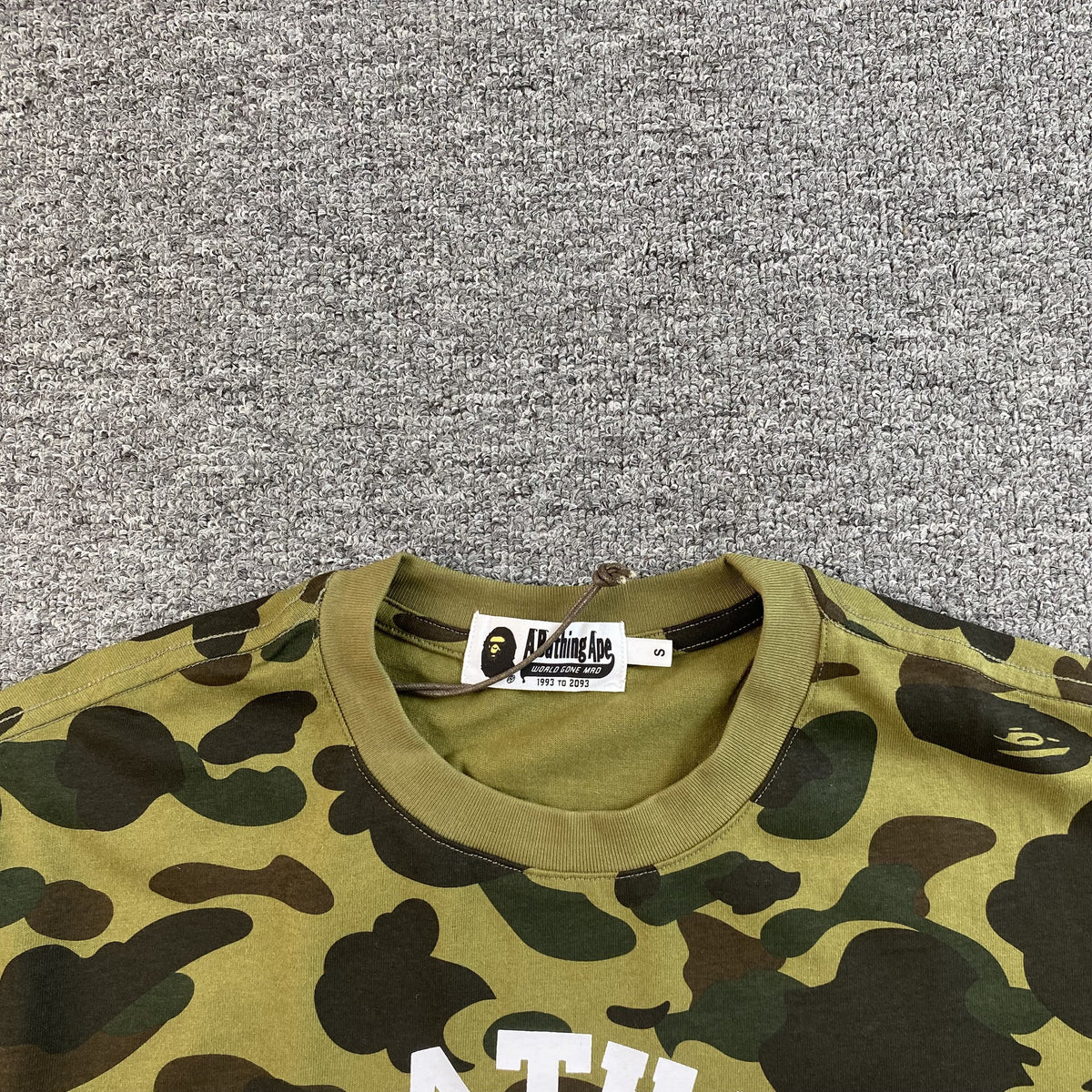 Remera Bape 1st Camo Verde