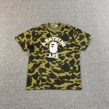Remera Bape 1st Camo Verde