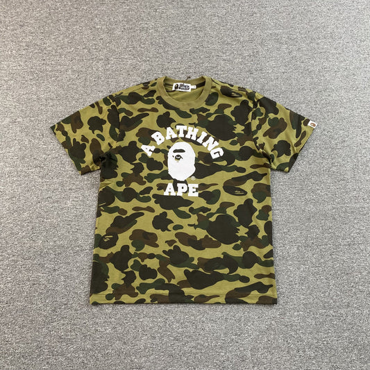 Remera Bape 1st Camo Verde