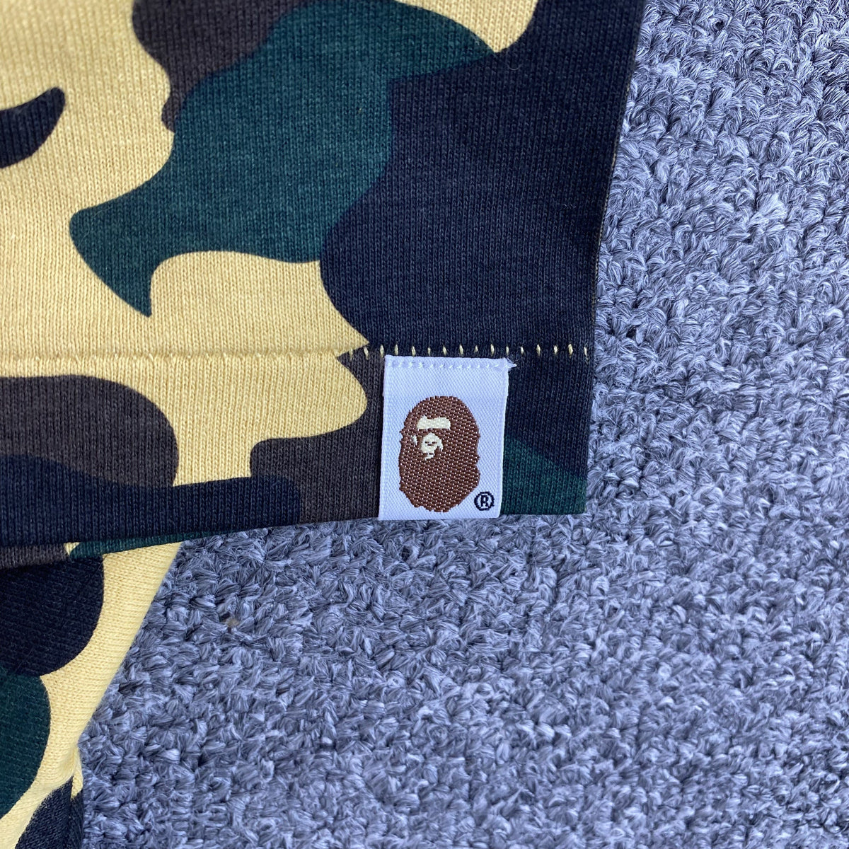 Remera Bape 1st Camo Amarilla