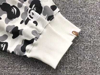 Campera Bape Abc Camo Double Shark Buzo Gris