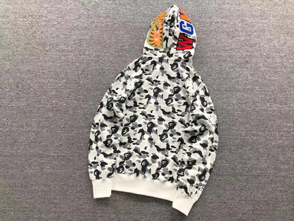 Campera Bape Abc Camo Double Shark Buzo Gris