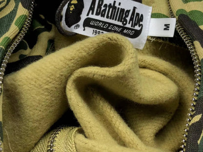 Campera Bape Abc Camo Shark Full Zip Verde