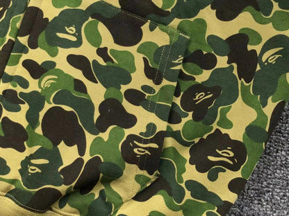 Campera Bape Abc Camo Shark Full Zip Verde