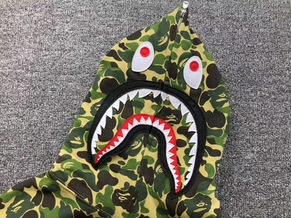 Campera Bape Abc Camo Shark Full Zip Verde